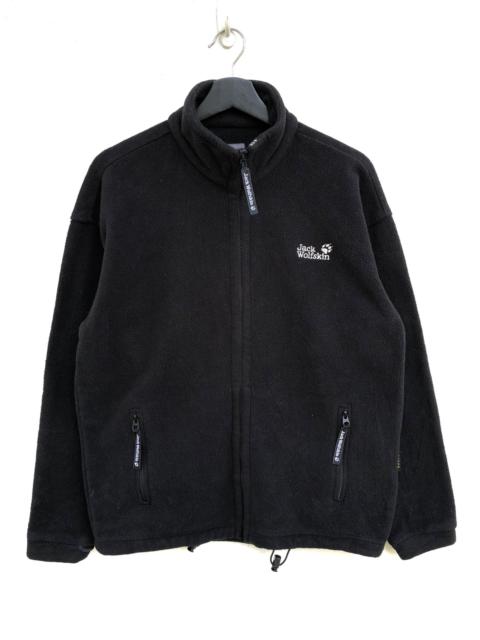 Other Designers Jack Wolfskins - Black Fleece Outdoor Jacket