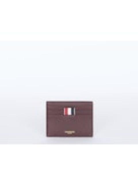 Thom Browne Thom Browne Men Single Card Holder Soft Pebble Grain Leather