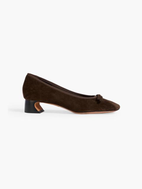3.1 Phillip Lim ID bow-detailed suede pumps