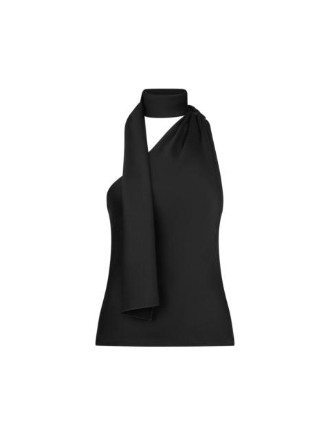 TOM FORD ONE SHOULDER TOP WITH SCARF DETAIL
