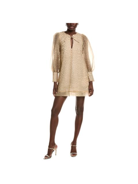 GANNI GANNI Organza A-Shaped Mini Dress