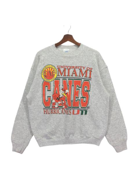 Other Designers Vintage 80s Miami Hurricanes College University Crewneck