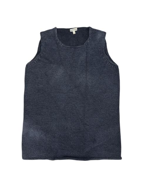 Hermès VINTAGE HERMES KNIT TOP SLEEVELESS SHIRT