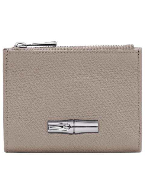 Longchamp Le Roseau Compact wallet Clay - Leather