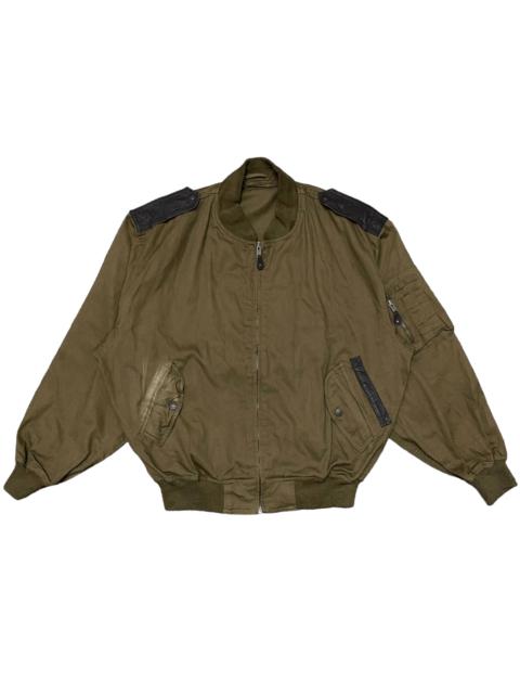 Other Designers Vintage Force Macees Military Aircraft Bomber Jacket