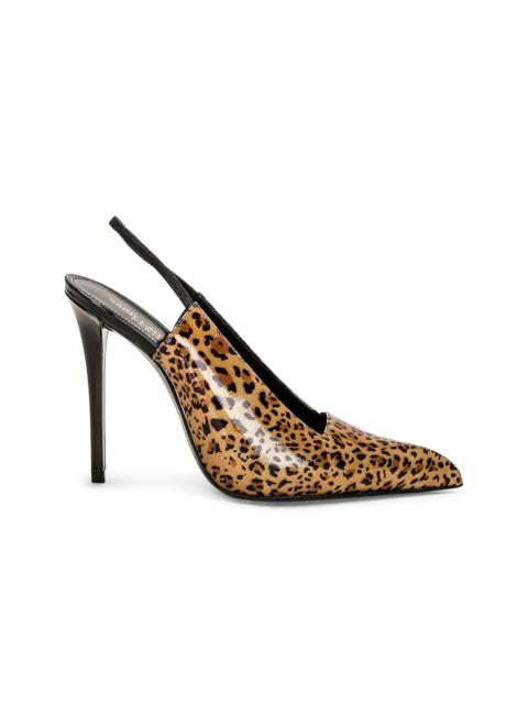 SAINT LAURENT Raven Slingback Pump
