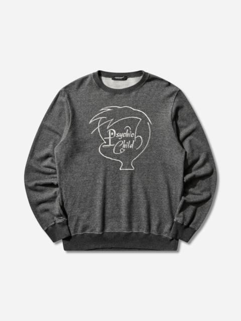 UNDERCOVER Men's Psychic Child Crewneck Sweatshirt Grey