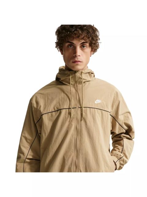 Nike Men's Club Athlete Hooded Jacket -Beige