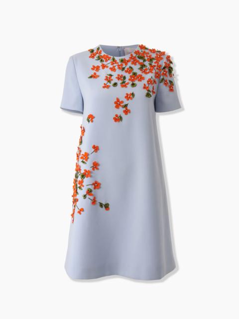 CAROLINA HERRERA Floral-Embroidered Mini Dress