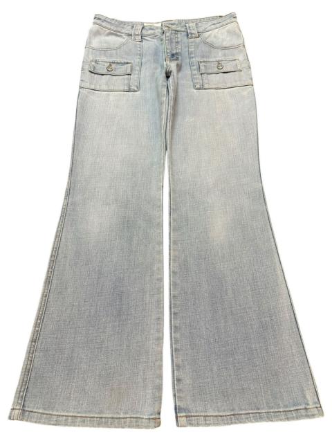 Other Designers Streetwear - Vintage Japanese Brand Bush Pants Faded Wash Wide Leg Jeans