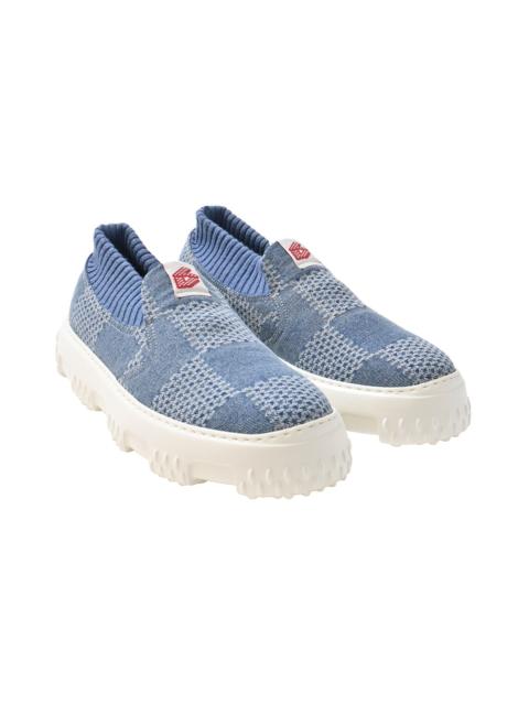 Louis Vuitton Louis Vuitton Men's Cotton LV Space Lander Slip On Sneaker (Authentic Pre-
Loved)