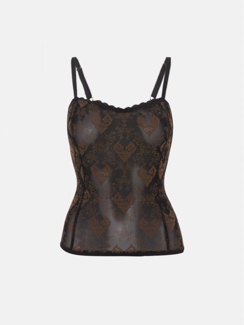 POSTER GIRL SCARLETT CORSET TOP BLACK