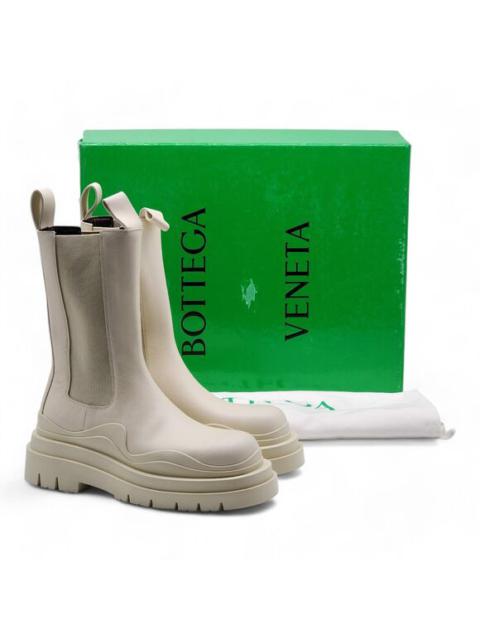 Bottega Veneta Bottega Veneta Tire Chelsea Boots Leather in Ivory (sea salt) 37 7US NWB $1450