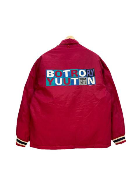 Levi's 92's Levi's Button Your Fly Big Logo Coach Jacket #A11-0264