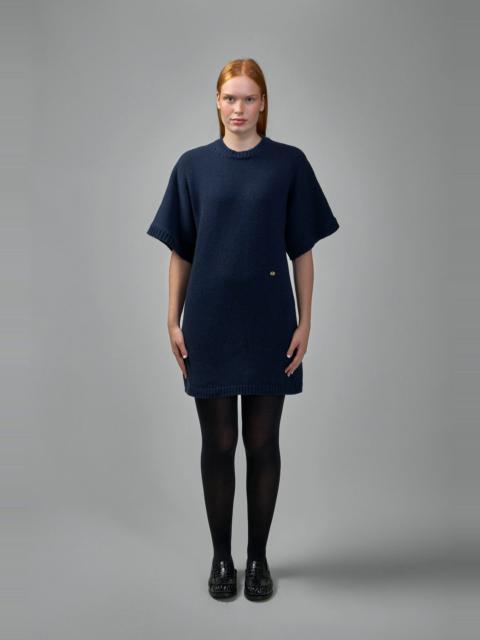 GANNI Chunky Wool Mix T-shirt Dress