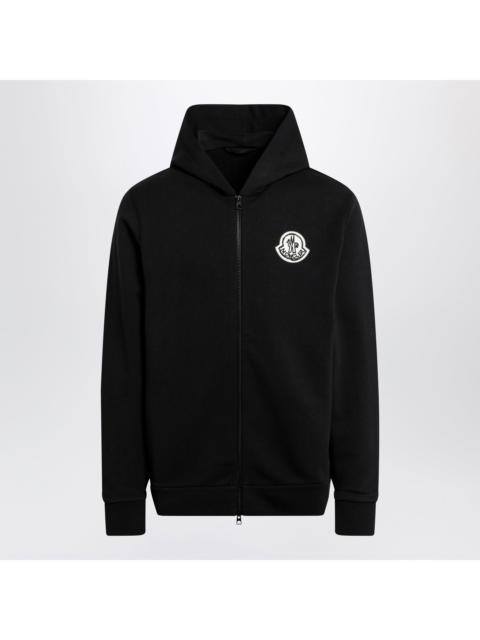 Moncler Moncler Black Cotton Hoodie With Logo Men