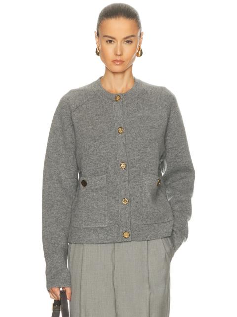 TOTEME Hammered Button Cardigan