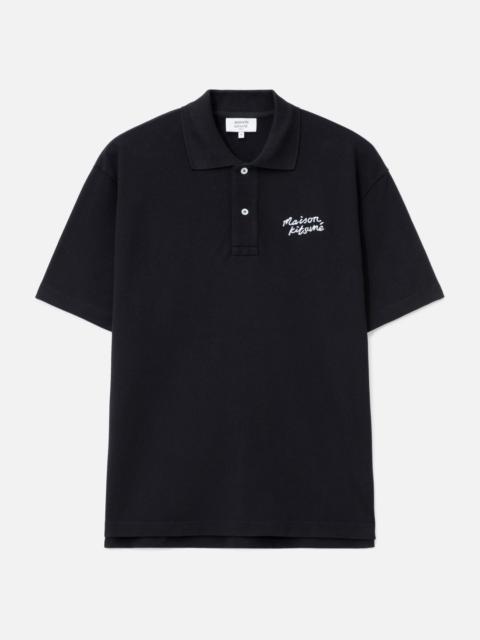 Maison Kitsuné MAISON KITSUNE HANDWRITING COMFORT POLO