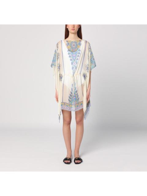 Etro ETRO Short printed silk caftan