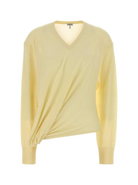 Loewe Loewe Women Yellow Wool Blend Sweater