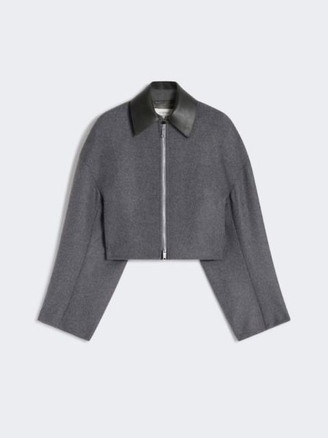 Sportmax Short wool jacket - DARK GREY