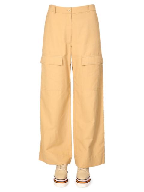 Stella McCartney Stella Mccartney Women Wide Leg Cargo Pants