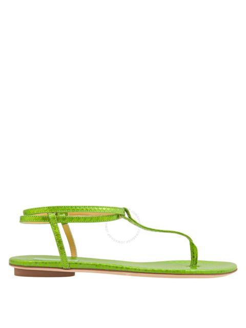 Other Designers Giannico Ladies Kai Flip Flops Leather Flats