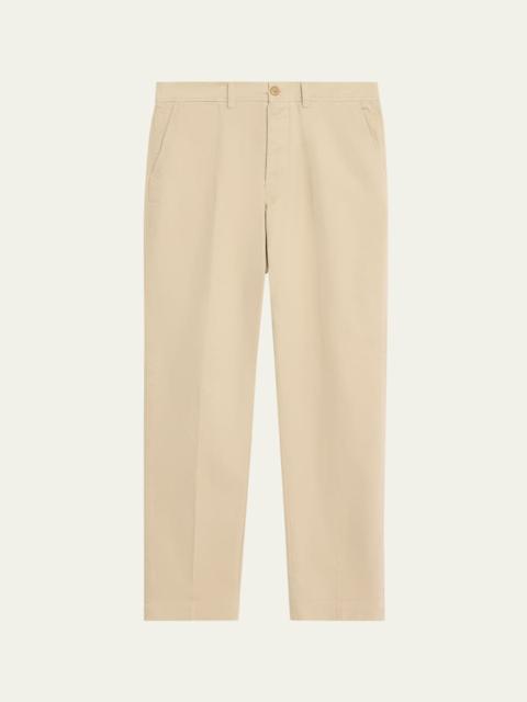 OFFICINE GÉNÉRALE Men's Cotton Twill Straight Fit Five-Pocket Pants