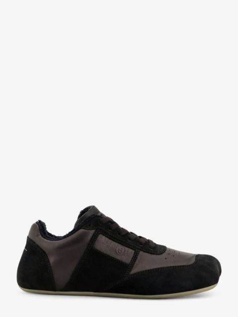 Mm6 Maison Margiela Anatomic Suede And Leather Sneakers