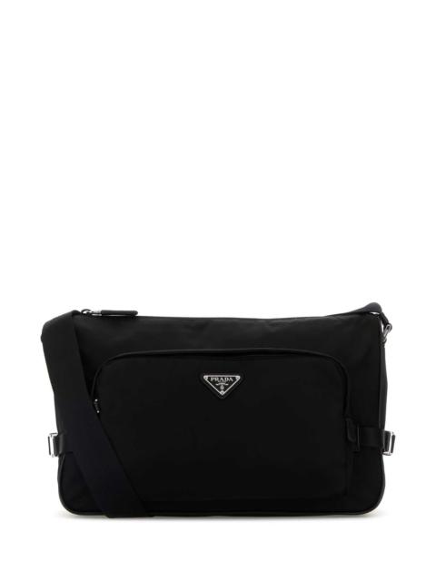 Prada Prada Men Black Re-Nylon Large Crossbody Bag