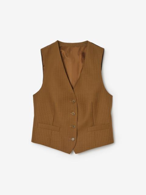 Burberry Wool Mohair Waistcoat
