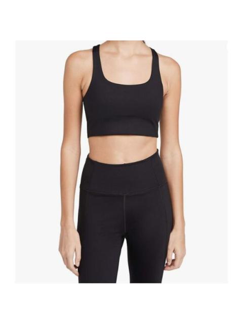 Other Designers Girlfriend Collective Paloma Longline Sports Bra Black SZ M NWT
