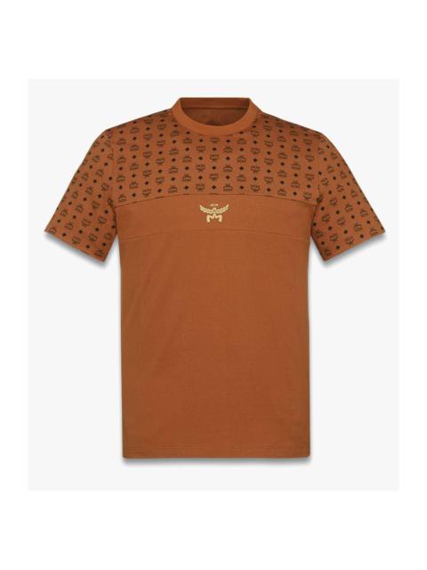MCM MCM Monogram Print T-Shirt in Organic Cotton in Cognac at Nordstrom