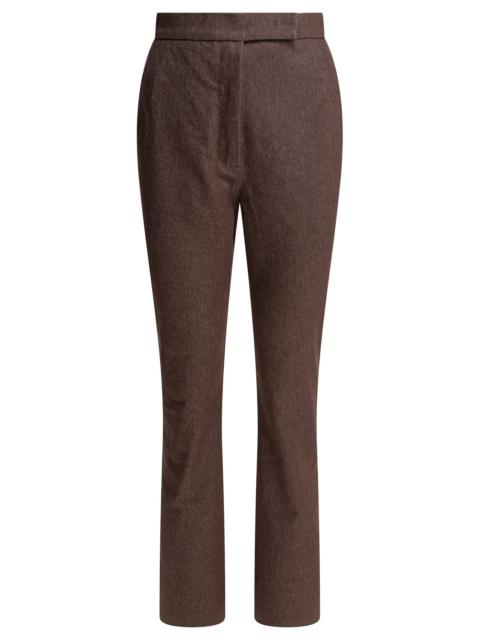 Max Mara Max Mara Women Denim-Effect Cotton Trousers