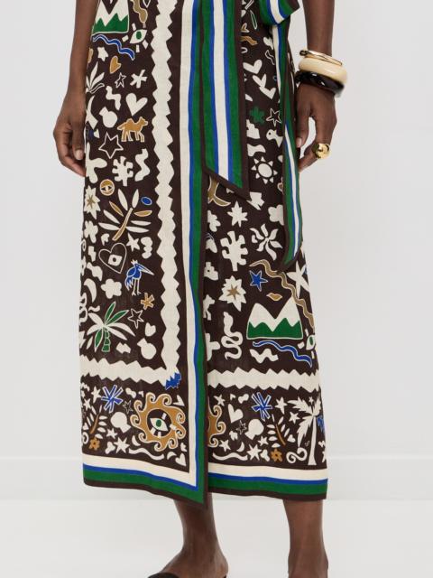 ALÉMAIS Maroc Wrap Skirt