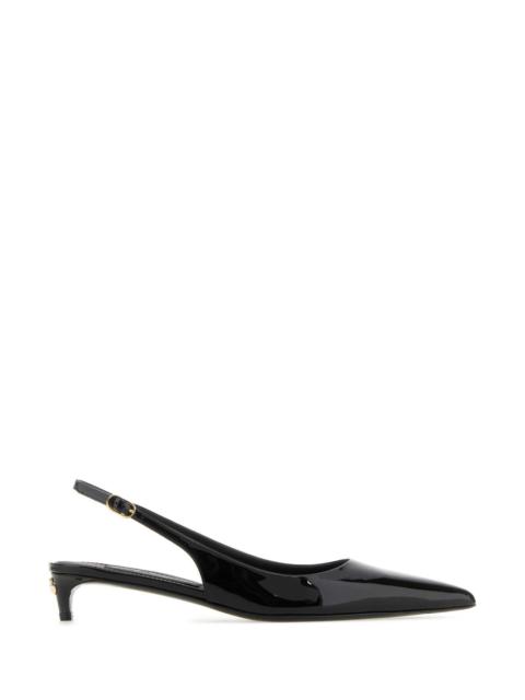 Dolce & Gabbana Women Black Leather Pumps