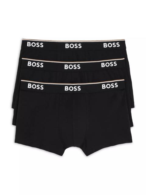 BOSS Power Cotton Blend Trunks, Pack of 3