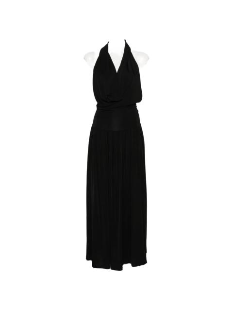 AYA MUSE Aya Muse Halterneck Maxi Dress