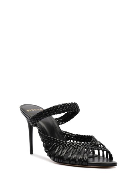 ALEXANDRE BIRMAN Alexandre Birman Agatha Peep Toe Slide Sandal in Black at Nordstrom