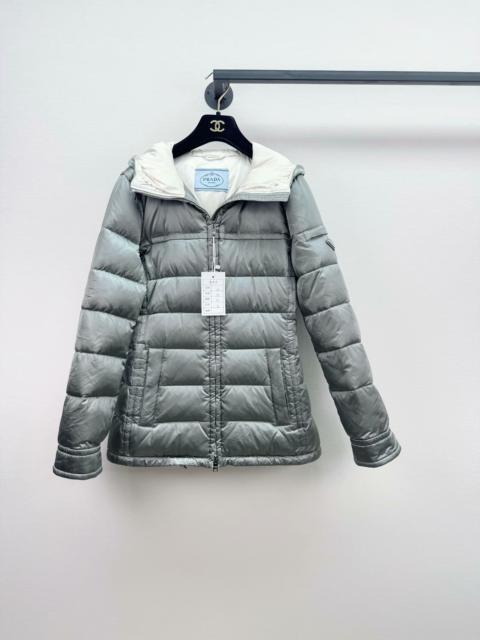 Prada Prada Silver Grey Down Jacket