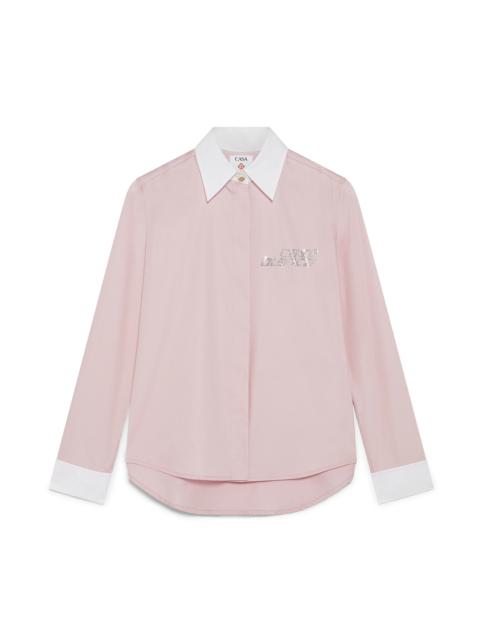 CASABLANCA Crystal Short Sleeve Shirt