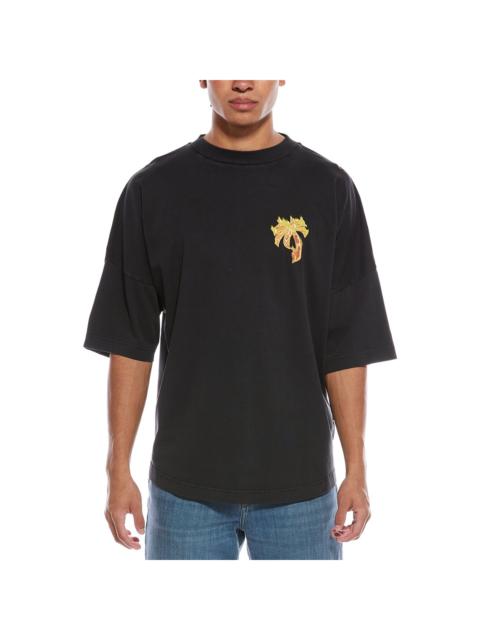 Palm Angels Palm Angels Burning Palm Over T-Shirt