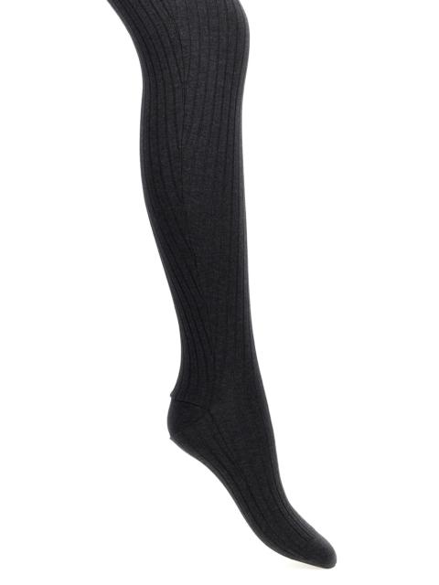 Prada Prada Women Ribbed Tights