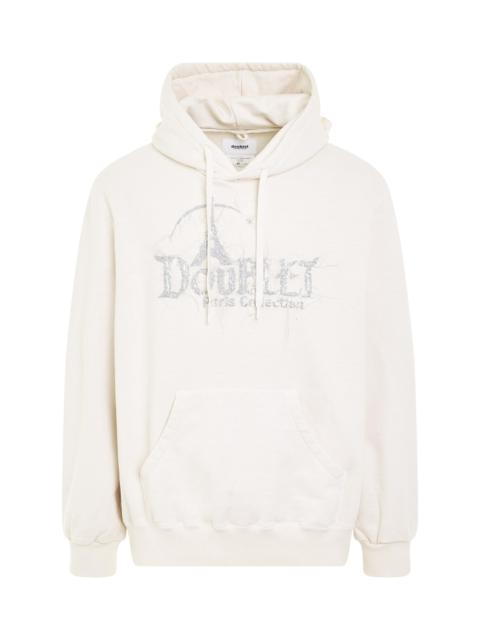 doublet "DOUBLAND" Embroidery Hoodie in White