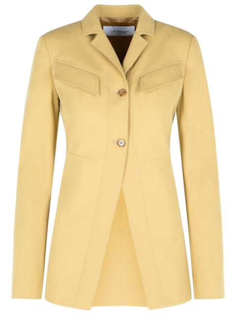 Off-White 'Toybox' Beige Cotton Jacket Women