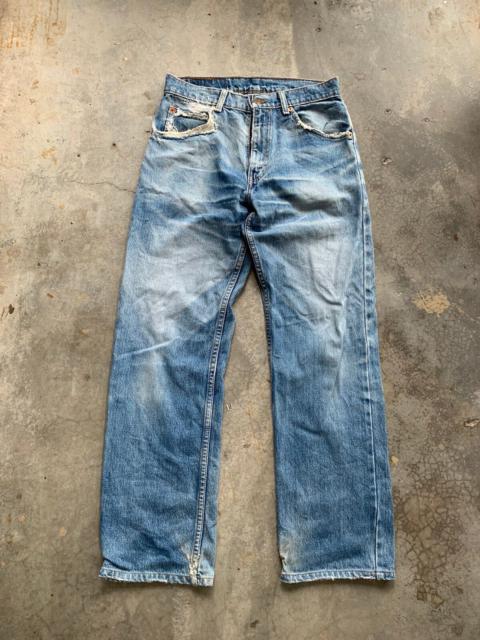 Other Designers Vintage 90s Thrashed Levis Distressed Denim Pant Orange Tag