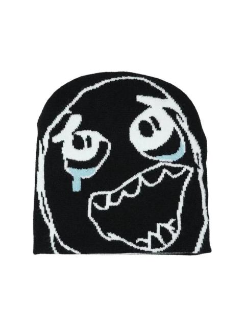 Other Designers Cartoon Funny Potato Cry Face Embroidered Hat Men Women Warm Knitted Bonnet Cap Soft Wool Beanies