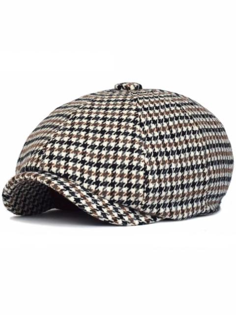 Archival Clothing - Retro gatsby white colour newsboy hat