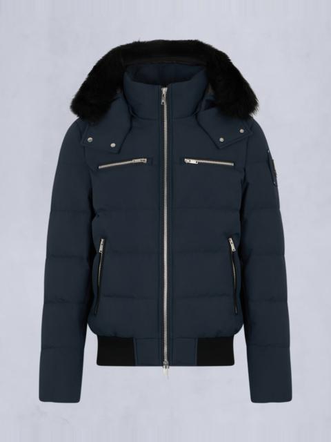 MOOSE KNUCKLES CLOUD SHEARLING BOMBER JACKET