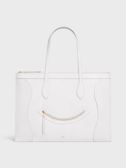 CELINE FLAT CABAS NEW LUGGAGE IN GLOSSY CALFSKIN